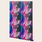 Bursting with Cosmic Joy Abstract Painting Wallpaper Gallery Image 2