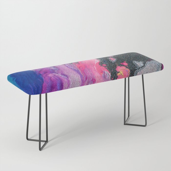 Bursting with Cosmic Joy Abstract Painting Bench Gallery Image 1