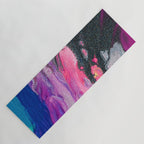 Bursting with Cosmic Joy Abstract Painting Yoga Mat Gallery Image 1