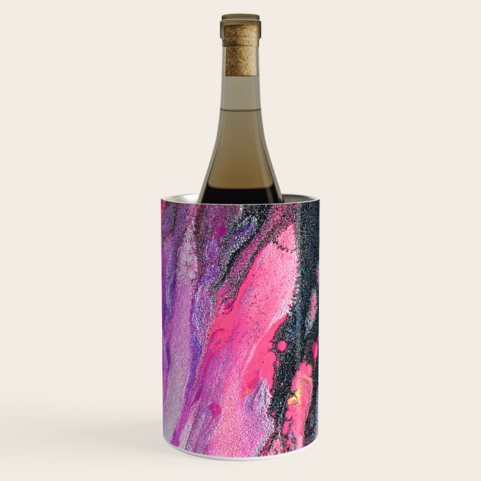 Bursting with Cosmic Joy Abstract Painting Wine Chiller Gallery Image 1