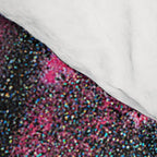 Bursting with Cosmic Joy Abstract Painting Comforter Gallery Image 4