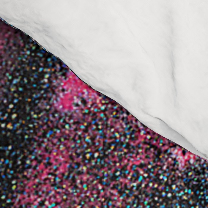 Bursting with Cosmic Joy Abstract Painting Comforter Gallery Image 4