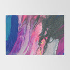 Bursting with Cosmic Joy Abstract Painting Rug Gallery Image 2