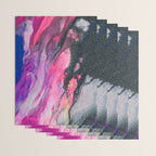 Bursting with Cosmic Joy Abstract Painting Wrapping Paper Gallery Image 3