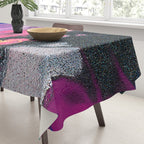 Bursting with Cosmic Joy Abstract Painting Tablecloth Gallery Image 3