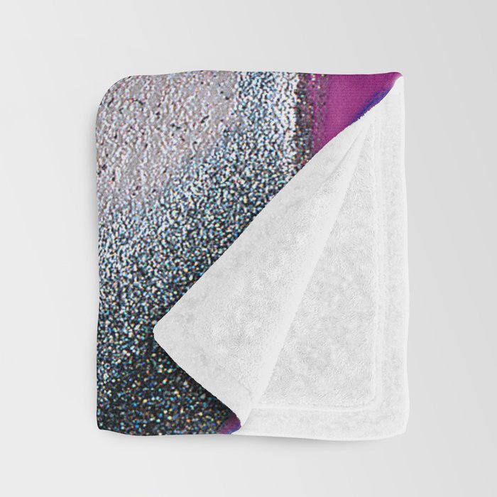 Bursting with Cosmic Joy Abstract Painting Throw Blanket Gallery Image 3