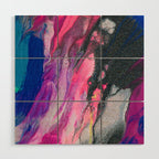 Bursting with Cosmic Joy Abstract Painting Wood Wall Art Gallery Image 1