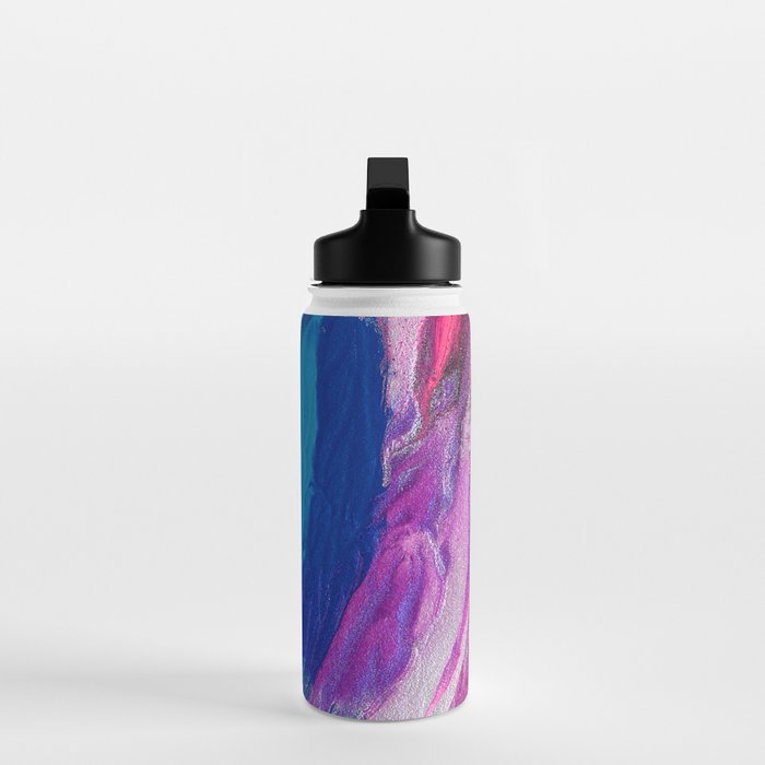 Bursting with Cosmic Joy Abstract Painting Water Bottle Gallery Image 3