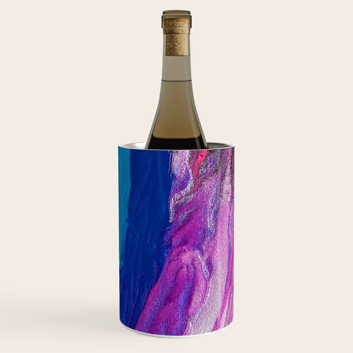 Bursting with Cosmic Joy Abstract Painting Wine Chiller Gallery Image 2