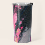 Bursting with Cosmic Joy Abstract Painting Travel Mug Gallery Image 2