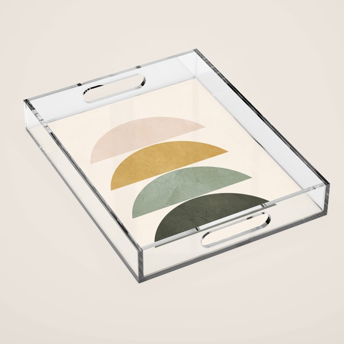 Minimal Geometric 51 Acrylic Tray Gallery Image 1