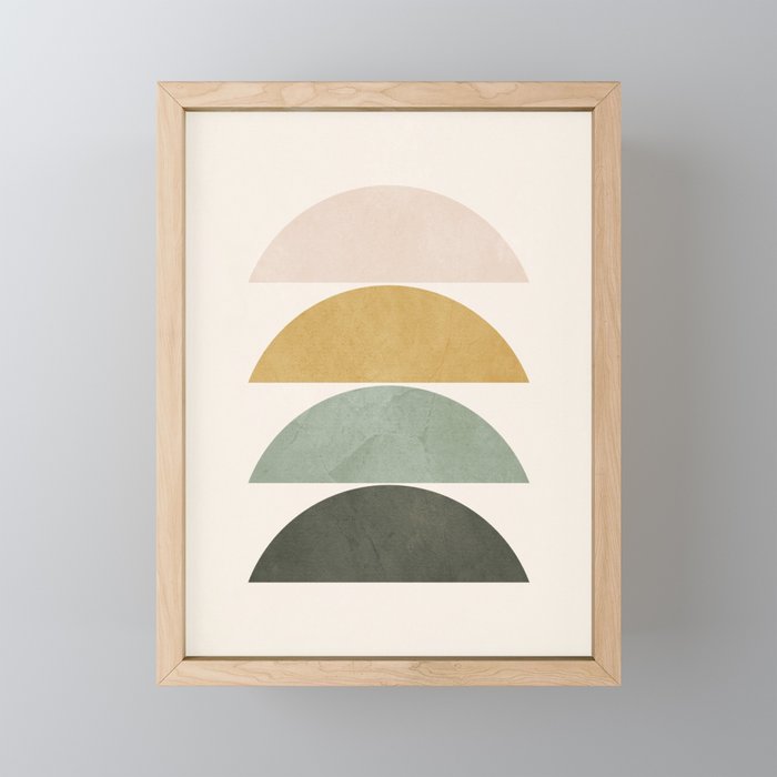 Minimal Geometric 51 Mini Art Print Gallery Image 1