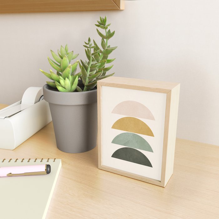 Minimal Geometric 51 Mini Art Print Gallery Image 2