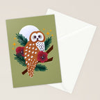 Owl - Crepuscular Critters Stationery Card Gallery Image 2