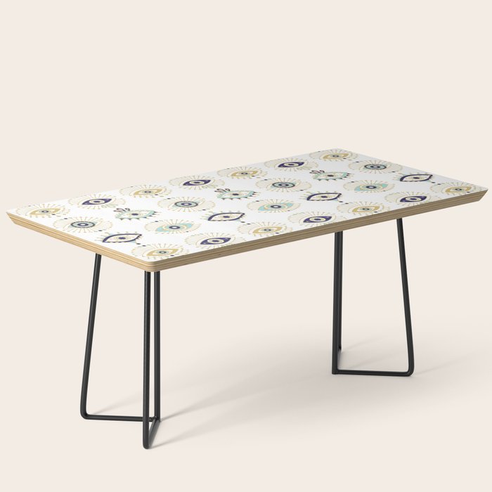 Evil Eye Collection on White Coffee Table Gallery Image 1