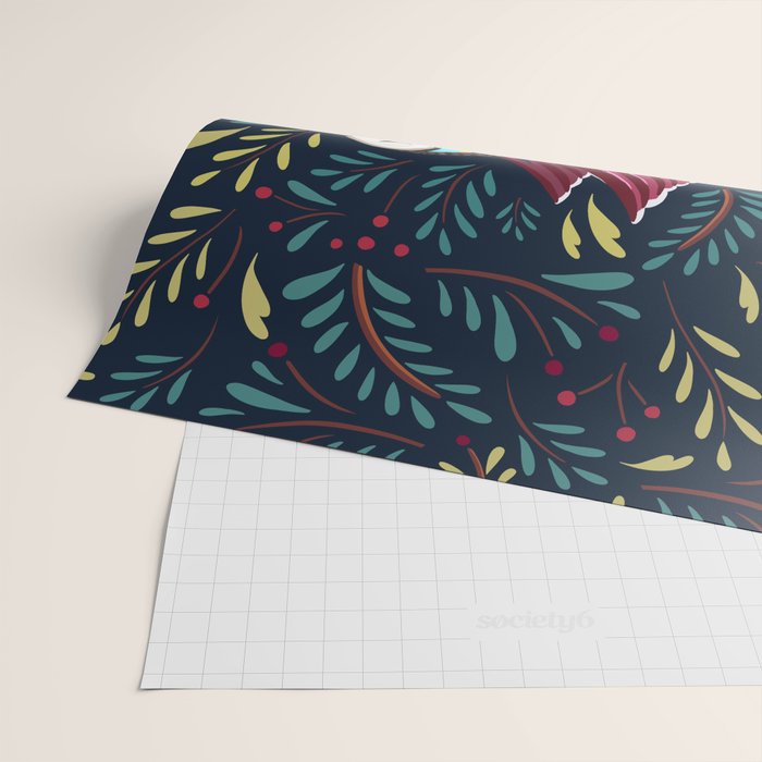 Peace Bird | Navy Wrapping Paper Gallery Image 2