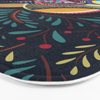 Peace Bird | Navy Bath Mat Gallery Image 3