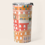 View over the Amalfi Coast, Positano, Italy Travel Mug Gallery Image 2