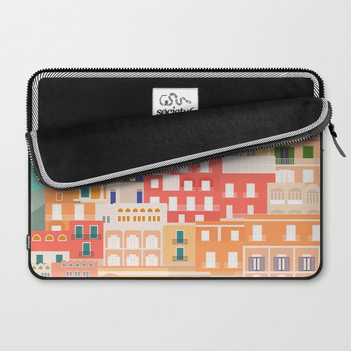 View over the Amalfi Coast, Positano, Italy Laptop Sleeve Gallery Image 2