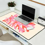 Sea Leaf: Matisse Collage Peach Edition Desk Mat Gallery Image 2