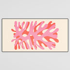Sea Leaf: Matisse Collage Peach Edition Desk Mat Gallery Image 3