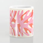 Sea Leaf: Matisse Collage Peach Edition Coffee Mug Gallery Image 4