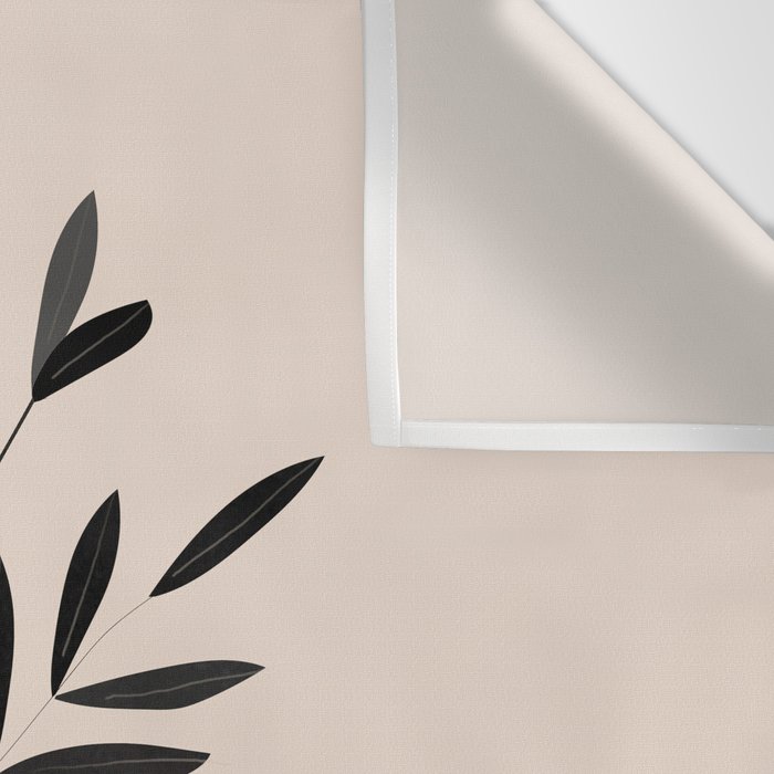 Minimal Abstract Art Vase Plant 6 Wall Tapestry Gallery Image 3