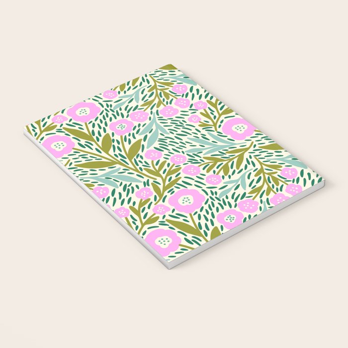 Botanical Garden - Pink and Green Notebook Gallery Image 3