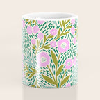 Botanical Garden - Pink and Green Coffee Mug Gallery Image 4