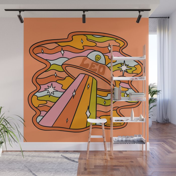 Leo UFO Wall Mural Gallery Image 1