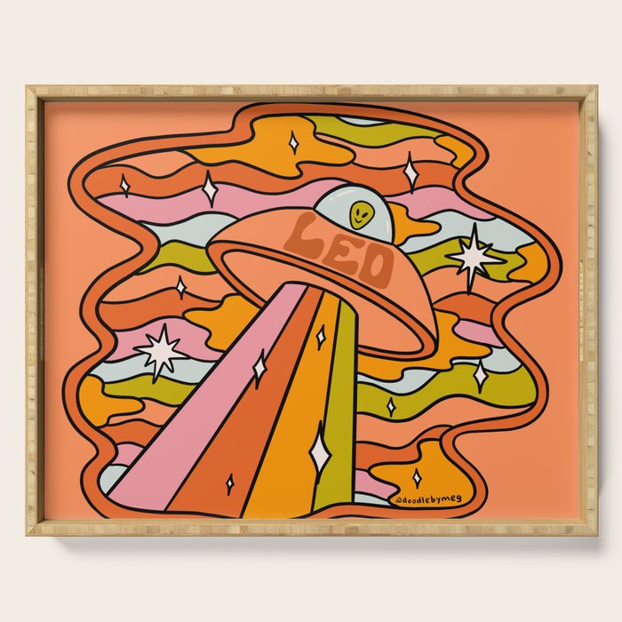 Leo UFO Serving Tray Gallery Image 1