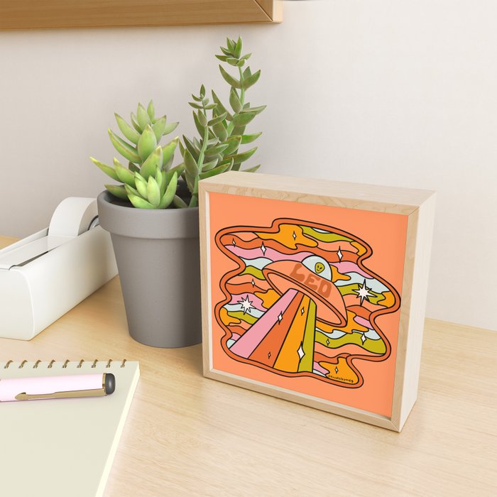 Leo UFO Mini Art Print Gallery Image 2