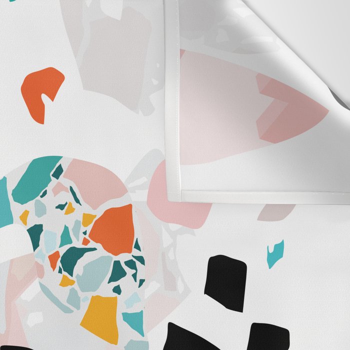 Mixed Mess I. / Collage, Terrazzo, Colorful Wall Tapestry Gallery Image 3