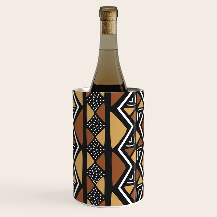African mud cloth Mali Wine Chiller Gallery Image 3