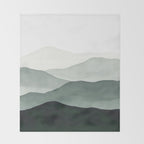 Green Mountains Throw Blanket Gallery Image 2