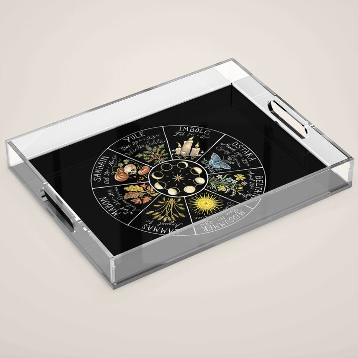 Wheel of the Year Acrylic Tray Gallery Image 1