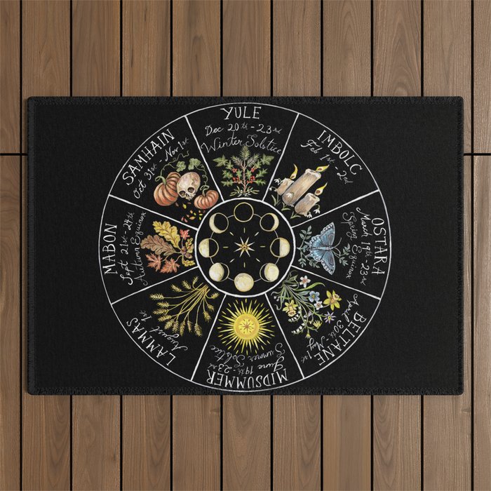 Wheel of the Year Outdoor Rug Gallery Image 1