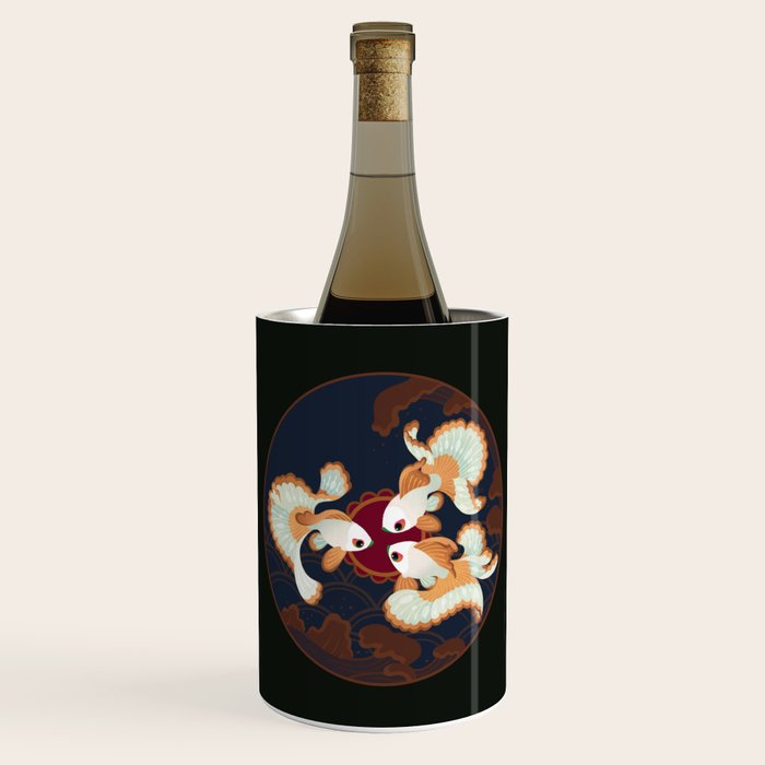 Three tosakin goldfish Wine Chiller Gallery Image 3