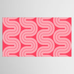 70s Throwback Wavy Stripes Pattern Tablecloth Gallery Image 2