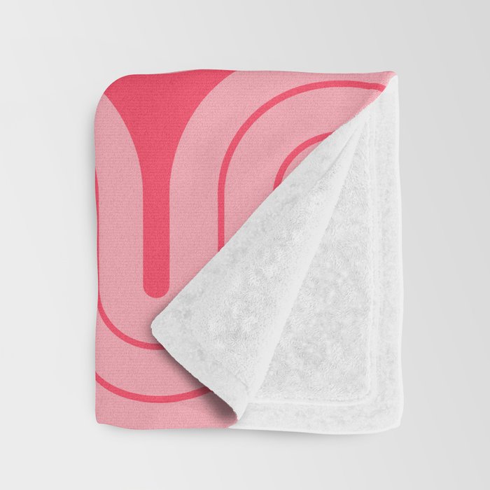70s Throwback Wavy Stripes Pattern Throw Blanket Gallery Image 3