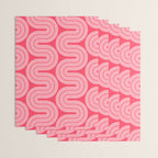 70s Throwback Wavy Stripes Pattern Wrapping Paper Gallery Image 3