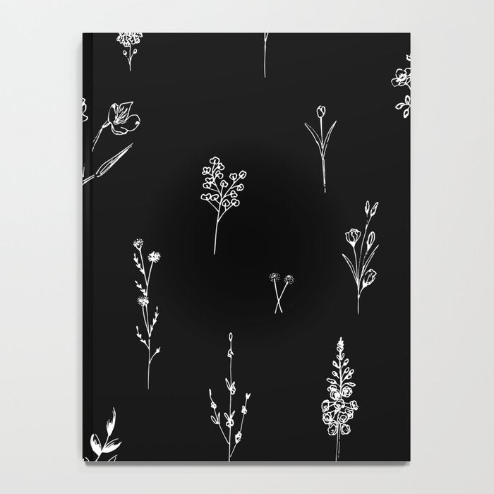 Black wildflowers Big Notebook Gallery Image 4