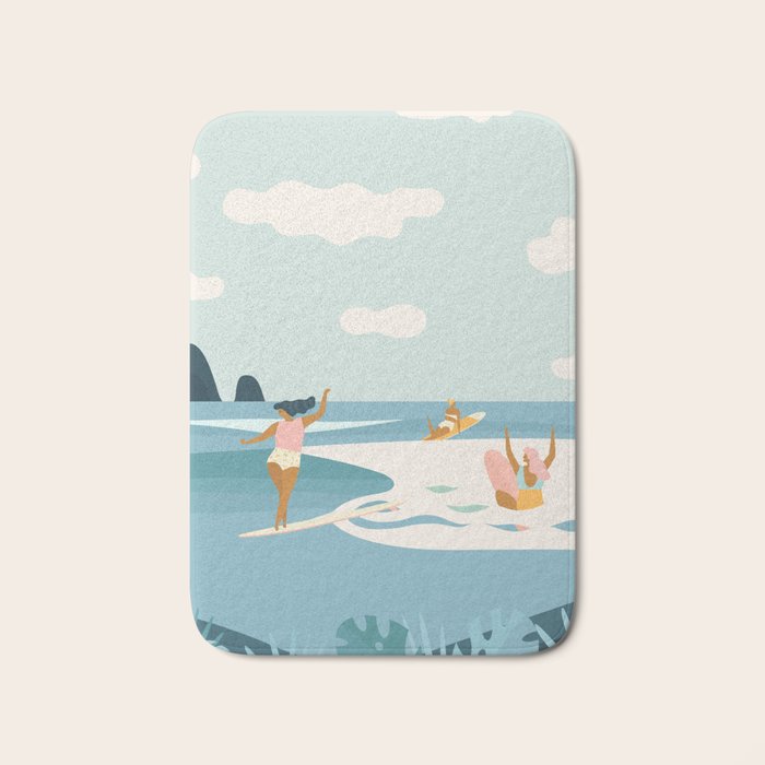 Wave Sisters Bath Mat Gallery Image 1