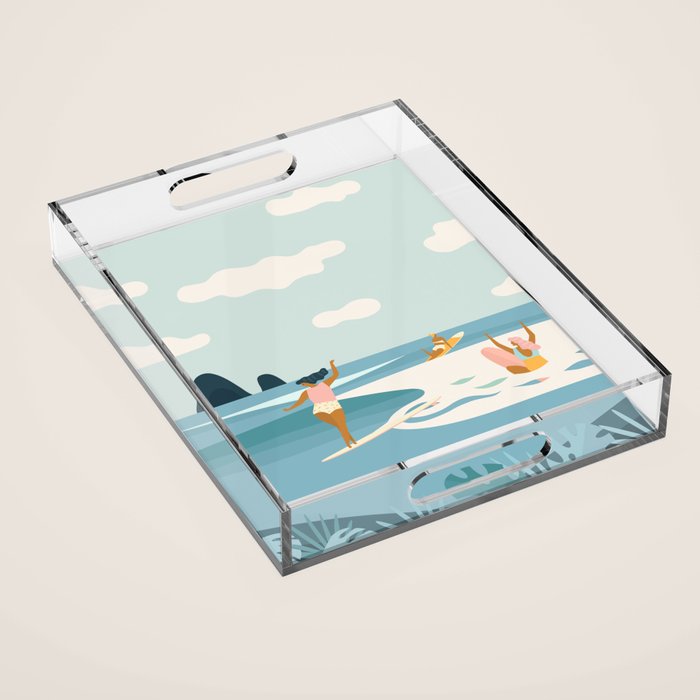Wave Sisters Acrylic Tray Gallery Image 1