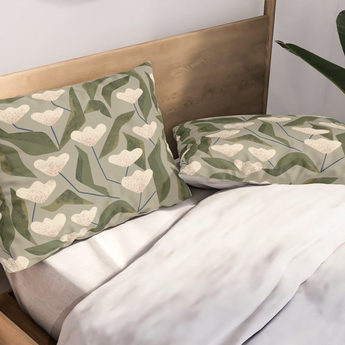 Snowdrops Pillow Sham Gallery Image 2