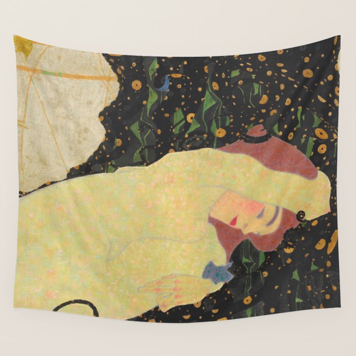 Egon Schiele "Daneae" Wall Tapestry Gallery Image 4