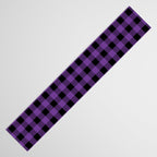 Plaid (purple/black) Table Runner Gallery Image 3