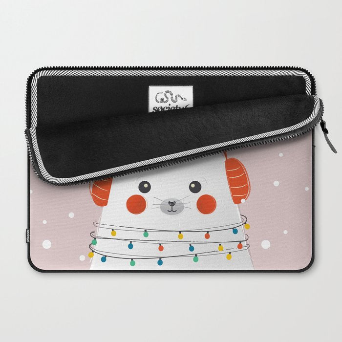 Christmas Animals - Cute Seal Laptop Sleeve Gallery Image 2