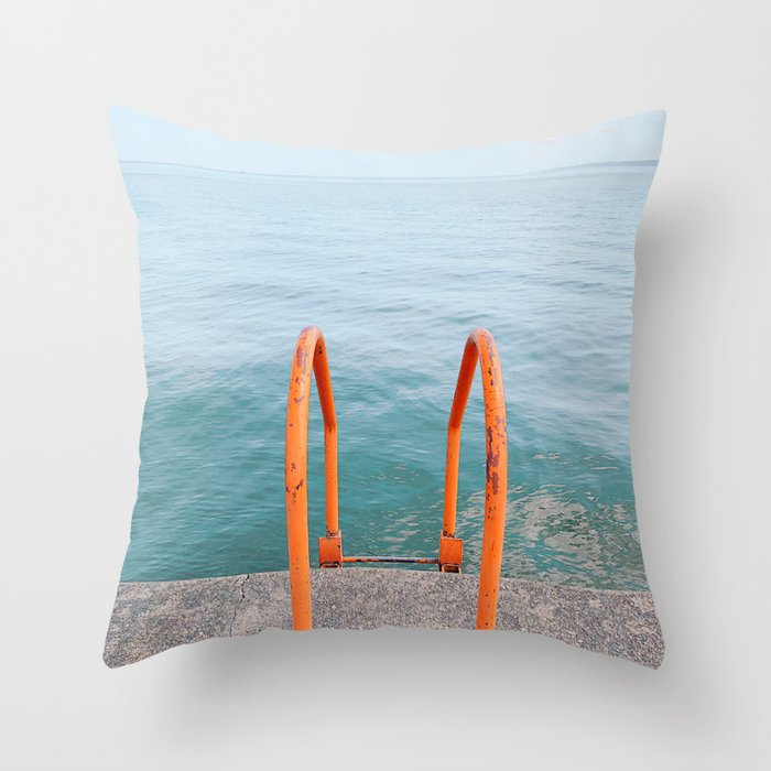 Morning Swim Throw Pillow Gallery Image 6