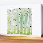 Birch Trees 2  Wall Mural Gallery Image 2